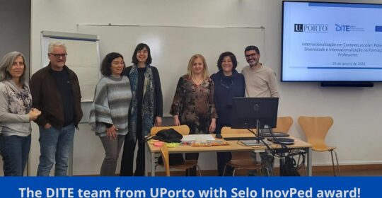 The Selo InovPed award for UPorto team